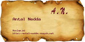 Antal Nedda névjegykártya